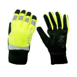 Neon Yellow Winter Gloves